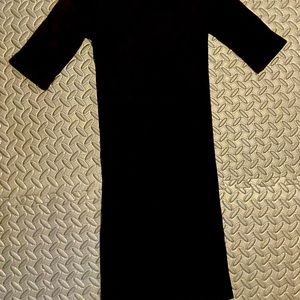 Black Lizette Collection mid-length sleeve dress